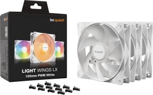 Wentylator be quiet! Light Wings LX 120mm PWM Biały 3-pack (BL122) 5