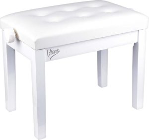 V-Tone V-TONE ŁAWA 1 WH ława do pianina fortepianu BIAŁA 2