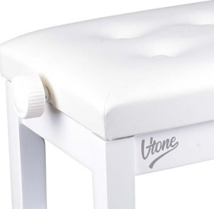 V-Tone V-TONE ŁAWA 1 WH ława do pianina fortepianu BIAŁA 3