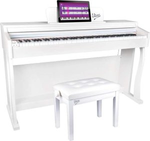 V-Tone V-TONE ŁAWA 1 WH ława do pianina fortepianu BIAŁA 5