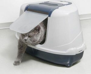 Yarro International Moderna Toaleta narożna z filtrem granatowa 2