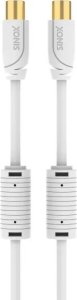 Sinox PRO antennekabel YouSee & Stofa zatwierdzony 10m biały 2