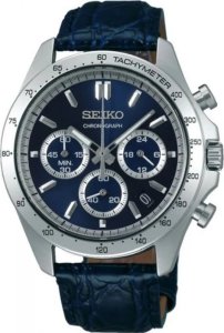 Zegarek Seiko Zegarek MĘSKI SEIKO CHRONOGRAPH BLUE SPIRIT SBTR019 + BOX NoSize 1