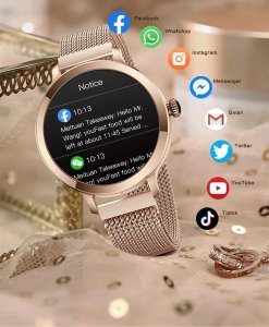 Smartwatch Active Band SMARTWATCH ZEGAREK WATCH DAMSKI MENU PL POLSKIE ROZMOWY AMOLED SPORT PULS NX7 18