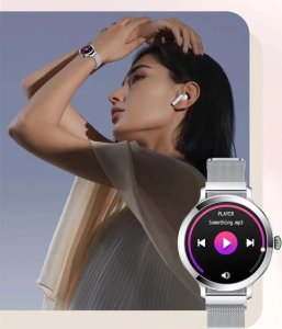 Smartwatch Active Band SMARTWATCH ZEGAREK WATCH DAMSKI MENU PL POLSKIE ROZMOWY AMOLED SPORT PULS NX7 19