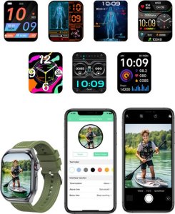 Smartwatch Active Band SMARTWATCH ZEGAREK WATCH DAMSKI MENU PL POLSKIE ROZMOWY MĘSKI AMOLED SPORT ET585 18