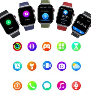 Smartwatch Active Band SMARTWATCH ZEGAREK WATCH DAMSKI MENU PL POLSKIE ROZMOWY MĘSKI AMOLED SPORT ET585 27