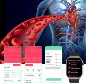 Smartwatch Active Band SMARTWATCH ZEGAREK WATCH DAMSKI MENU PL POLSKIE ROZMOWY MĘSKI AMOLED SPORT ET585 5