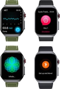 Smartwatch Active Band SMARTWATCH ZEGAREK WATCH DAMSKI MENU PL POLSKIE ROZMOWY MĘSKI AMOLED SPORT ET585 6