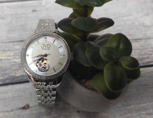 Zegarek JVD Zegarek JVD JG1034.1 damski automatyczny limitowany Open Heart . 3