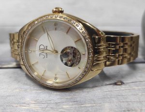 Zegarek JVD Zegarek JVD JG1034.2 damski automatyczny limitowany Open Heart . 5