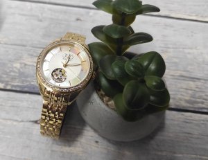 Zegarek JVD Zegarek JVD JG1034.2 damski automatyczny limitowany Open Heart . 8