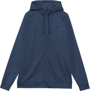 4f Bluza męska 4F M404 granat melanż 4FWAW24TFSWM404 31M S 2