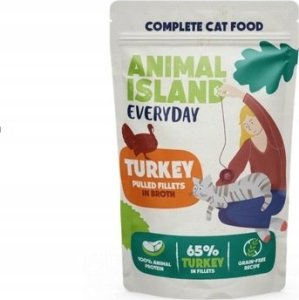 Animal Island ANIMAL ISLAND Wołowina / Kurczak / Indyk / Biała ryba w filecie MIX - Karma mokra dla kotów - 40x85g 2