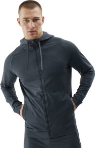 4f Bluza męska 4F M403 antracyt melanż 4FWAW24TFSWM403 22M XL 1
