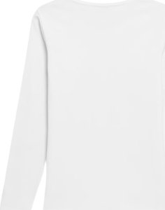 4f Koszulka damska Longsleeve 4F F376 biała 4FWMM00TLONF376 10S L 3
