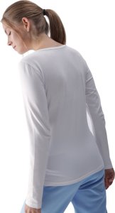 4f Koszulka damska Longsleeve 4F F376 biała 4FWMM00TLONF376 10S L 4