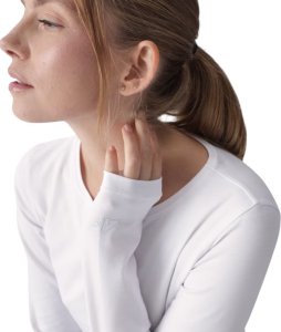 4f Koszulka damska Longsleeve 4F F376 biała 4FWMM00TLONF376 10S L 5