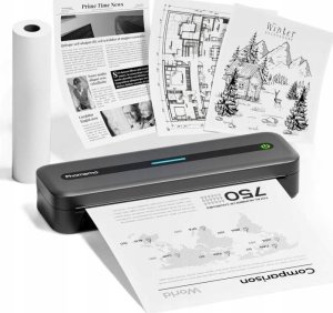 Phomemo Papier Termiczny Kartki Wkład 2 Rolka Rolki Letter 216mm do Phomemo M832 / Q22-RMSG10-LTRM8 6