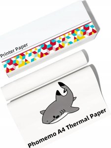 Phomemo Papier Termiczny Kartki Wkład 2 Rolka Rolki Letter 216mm do Phomemo M832 / Q22-RMSG10-LTRM8 9