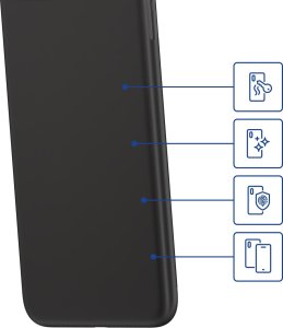 3mk Matt Case Motorola Moto G35 5G  czarny/black 6