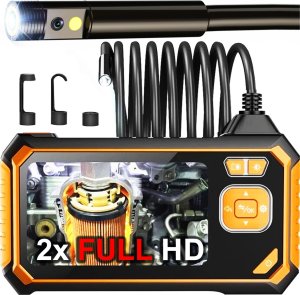 Inskam Kamera INSPEKCYJNA DUO ENDOSKOP DWIE KAMERY 5M 7LED 2x Full HD LCD 5.5mm 12