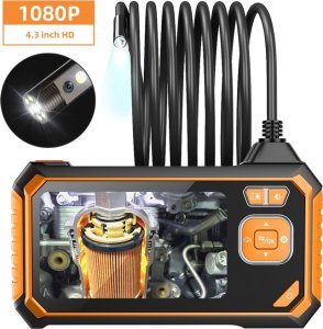 Inskam Kamera INSPEKCYJNA DUO ENDOSKOP DWIE KAMERY 5M 7LED 2x Full HD LCD 5.5mm 14