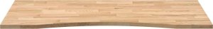 vidaXL Blat biurka, surowe, 120x60x2,5 cm, lite drewno dębowe 5