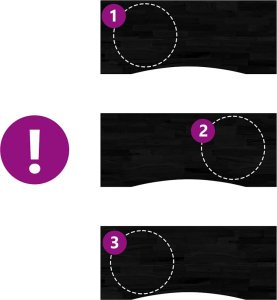 vidaXL Blat biurka, ciemnobrązowy, 120x60x2,5 cm, lite drewno dębowe 7