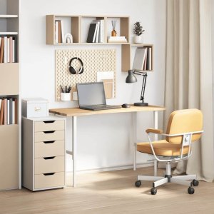 vidaXL vidaXL Blat biurka, surowe, 120x50x2,5 cm, lite drewno dębowe 3