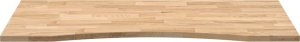 vidaXL vidaXL Blat biurka, surowe, 120x50x2,5 cm, lite drewno dębowe 5