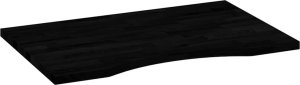 vidaXL vidaXL Blat biurka, ciemnobrązowy, 80x50x2,5 cm, lite drewno dębowe 4