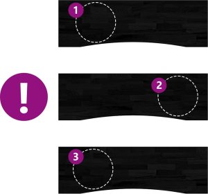 vidaXL vidaXL Blat biurka, ciemnobrązowy, 160x50x2,5 cm, lite drewno dębowe 7