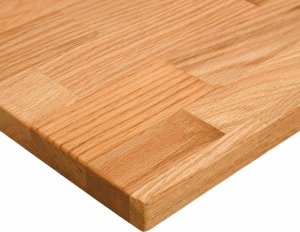 vidaXL Blat biurka, jasnobrązowy, 120x50x2,5 cm, lite drewno dębowe 8