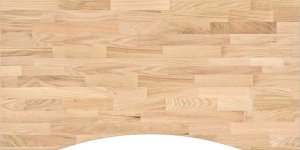 vidaXL Blat biurka, surowe, 100x60x2,5 cm, lite drewno dębowe 2