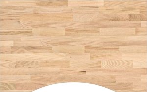 vidaXL Blat biurka, surowe, 80x50x2,5 cm, lite drewno dębowe 2