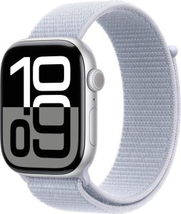 Smartwatch Apple Watch 10 GPS + Cellular 42mm Silver Alu Sport Loop Niebieski  (MWX53ET/A) 1