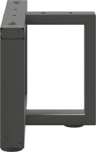 vidaXL vidaXL Nogi do stolika kawowego, 2 pcs., antracyt, 50x25x(30-31) cm 3