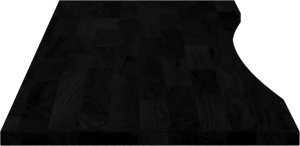 vidaXL Blat biurka, ciemnobrązowy, 140x50x2,5 cm, lite drewno dębowe 6