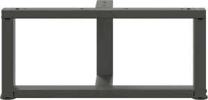 vidaXL vidaXL Nogi do stolika kawowego, 2 pcs., antracyt, 70x25x(30-31) cm 5