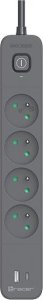 Listwa zasilająca Tracer Listwa zasilająca antyprzepięciowa TRACER Power Line+ mobile ready 1.5 m (4 gniazda + 1x USB A+ 1x Type C, PD20W) 6