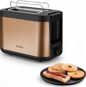 Toster Tefal Tefal Coppertinto TT430G10 Toaster, 850 W, black/copper, Gold | TEFAL 1