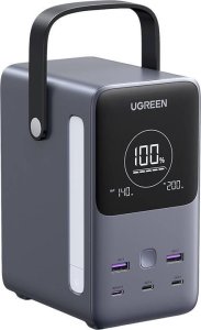 Ugreen Powerbank 48000mAh Ugreen PB770, 2x USB + 4x USB-C, 300W (szary) 2