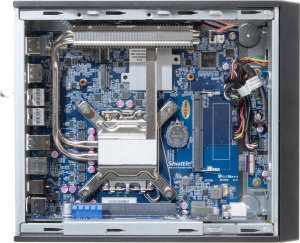 Komputer Shuttle Shuttle XP slim XH610G2 komputer typu barebone Komputer stacjonarny Czarny Intel H610 LGA 1700 3