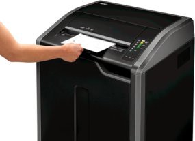 Niszczarka Fellowes Fellowes 485Ci niszczarka Rozdrabnianie krzyżowe 40 cm Czarny 2