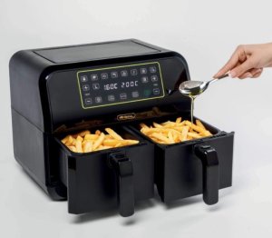 Frytkownica beztłuszczowa Ariete Ariete 4623/00 Podwójny 8 l 1700 W Frytkownica na gorące powietrze Czarny 2