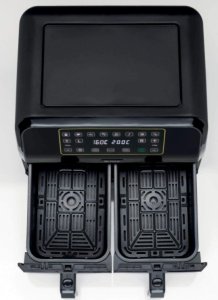 Frytkownica beztłuszczowa Ariete Ariete 4623/00 Podwójny 8 l 1700 W Frytkownica na gorące powietrze Czarny 3