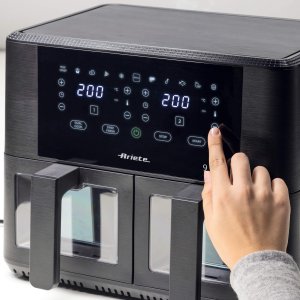 Frytkownica beztłuszczowa Ariete Ariete 4631/00 Podwójny 9 l 2400 W Frytkownica na gorące powietrze Czarny 5