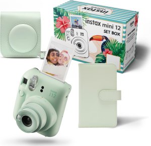 Aparat cyfrowy Fujifilm Fujifilm Instax Mini 12 Set Box 86 x 54 mm Zielony 1