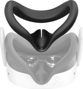 Vortex Virtual Reality Silikonowa ochronka na twarz do Meta Quest 3S | Czarna 1